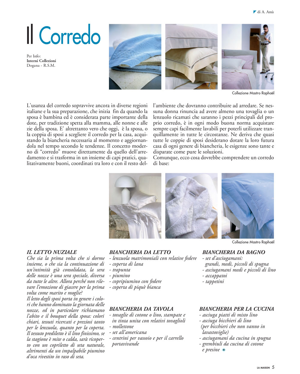 Il Corredo