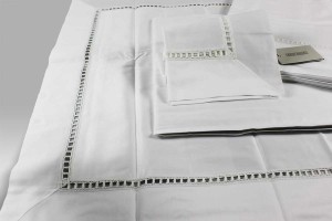 Completo Lenzuola Burford Mastro Raphael bianco