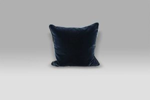 Cuscino 43x43 Varese Prussian double blu azzurro velluto Designers Guild