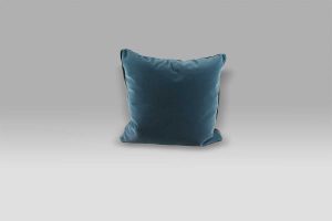 Cuscino 43x43 Varese Prussian double blu azzurro velluto Designers Guild