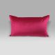 Cuscino 50x30 Trentino Magenta velluto raso fucsia grigio Designers Guild