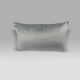 Cuscino 50x30 Trentino Zinc velluto raso grigio perla grigio scuro Designers Guild