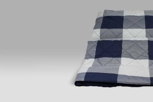 Quilt Ambrogio 7272 blu Bossi Casa