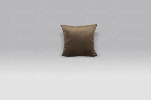 Cuscino Living Velluto marrone Borbonese
