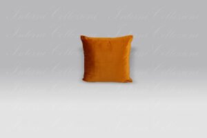 Cuscino Living Velluto ruggine Borbonese