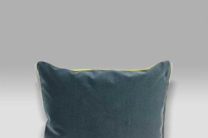 Cuscino Varese 43x43 Pewter giallo grigio Designers Guild