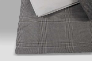 Completo Lenzuola FL53 Dea bianco scozzese grigio