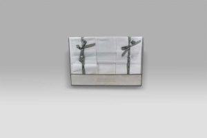 Completo Lenzuola Pergamon bianco con impuntura bianco Mastro Raphael