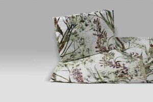 Parure Copripiumino Tropical 8501 misto lino Bossi Casa
