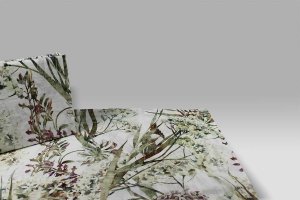 Parure Copripiumino Tropical 8501 misto lino Bossi Casa