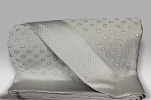 Copriletto Pois grigio Agostini