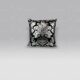 Cuscino Damask argento Bagnaresi Casa