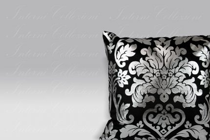 Cuscino Damask argento Bagnaresi Casa