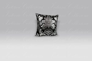 Cuscino Damask argento Bagnaresi Casa
