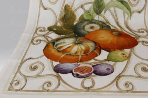 Canovaccio Cenerentola arancio Tessitura Toscana Telerie