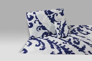 Parure Copripiumino Velasca 7518 blu Bossi Casa