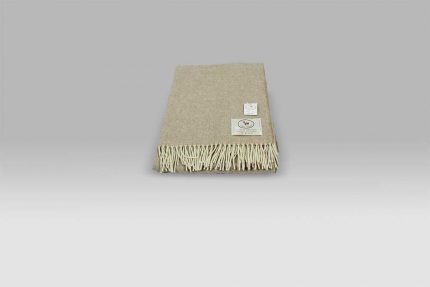 Plaid Alpaca beige Copertificio Biellese