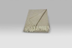 Plaid Alpaca beige Copertificio Biellese