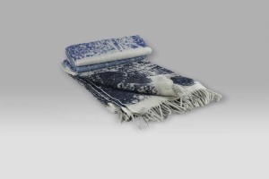 Plaid Mapuche Indigo Designers Guild