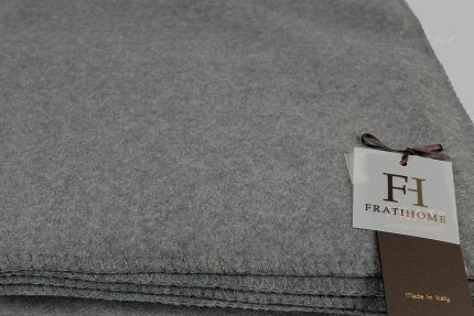 Plaid Soft Cotton Pile antracite Frati Home