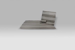Completo Copripiumino Milano Jacquard tortora Dea