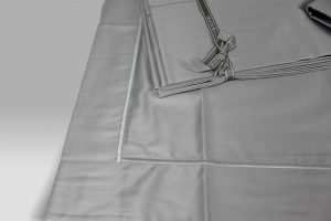Completo Lenzuola BeB Bacchettina grigio 9B Mastro Raphael
