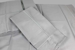 Completo Lenzuola BeB Bacchettina grigio 9B Mastro Raphael