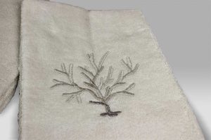 Coppia Spugna Coralli Melange avorio Mastro Raphael