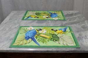 Set 2 Tovagliette Mymat Ara Tessitura Toscana Telerie
