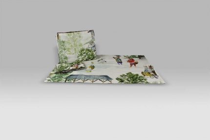 Parure Copripiumino Izylinens Funes Tessitura Toscana Telerie