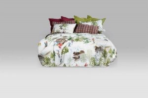Parure Copripiumino Izylinens Funes Tessitura Toscana Telerie
