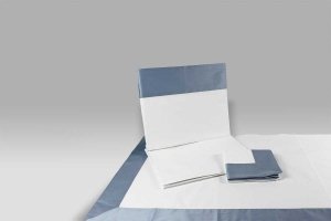 Completo Lenzuola Colette azzurro Micol