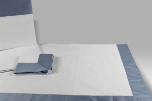 Completo Lenzuola Colette azzurro Micol