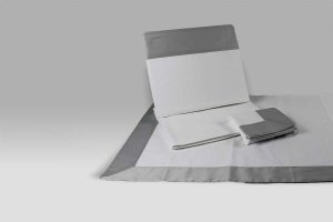 Completo Lenzuola Colette grigio perla Micol