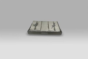 Completo Lenzuola Midtown raso jacquard corda Mastro Raphael