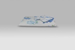 Completo Lenzuola Copriletto Bellagio Blu Dea