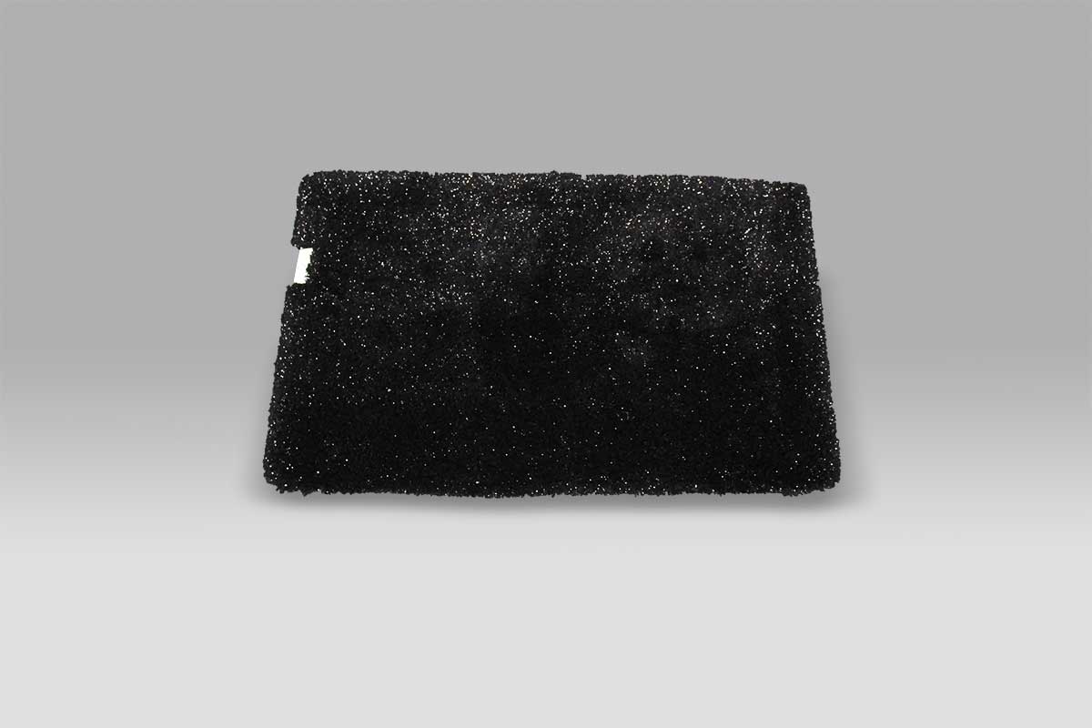Tappeto Elysee nero lurex Habidecor Tappeto Elysee nero lurex Habidecor