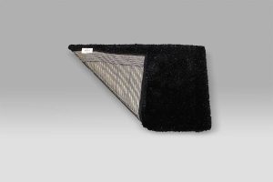 Tappeto Elysee nero lurex Habidecor