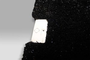 Tappeto Elysee nero lurex Habidecor