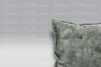 Cuscino Tiziano velluto verde Mastro Raphael