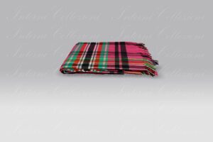 Plaid Chennai fuchsia Designers Guild