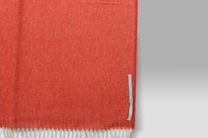 Plaid Grant rosso melange grigio Cecchi e Cecchi