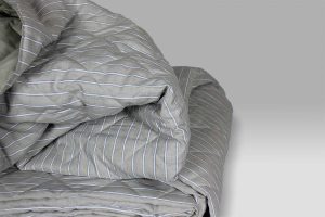 Quilt Gessato V.9301 misto lino Bossi Casa