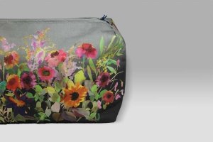 Trousse Indian Sunflower Graphite grande Designers Guild