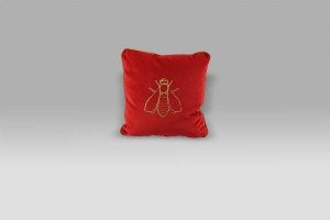 Cuscino 45x45 Gregory Ape Ali contorno rosso Mastro Raphael