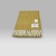 Plaid Lexy ocra Copertificio Biellese