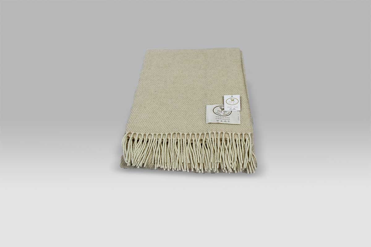 Plaid Lexy tortora Copertificio Biellese Plaid Lexy tortora Copertificio Biellese