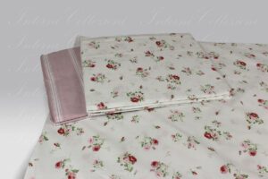 Completo Lenzuola Lorette rosa Martha O Neil
