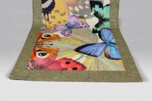 Canovaccio Butterfly marrone Borbonese