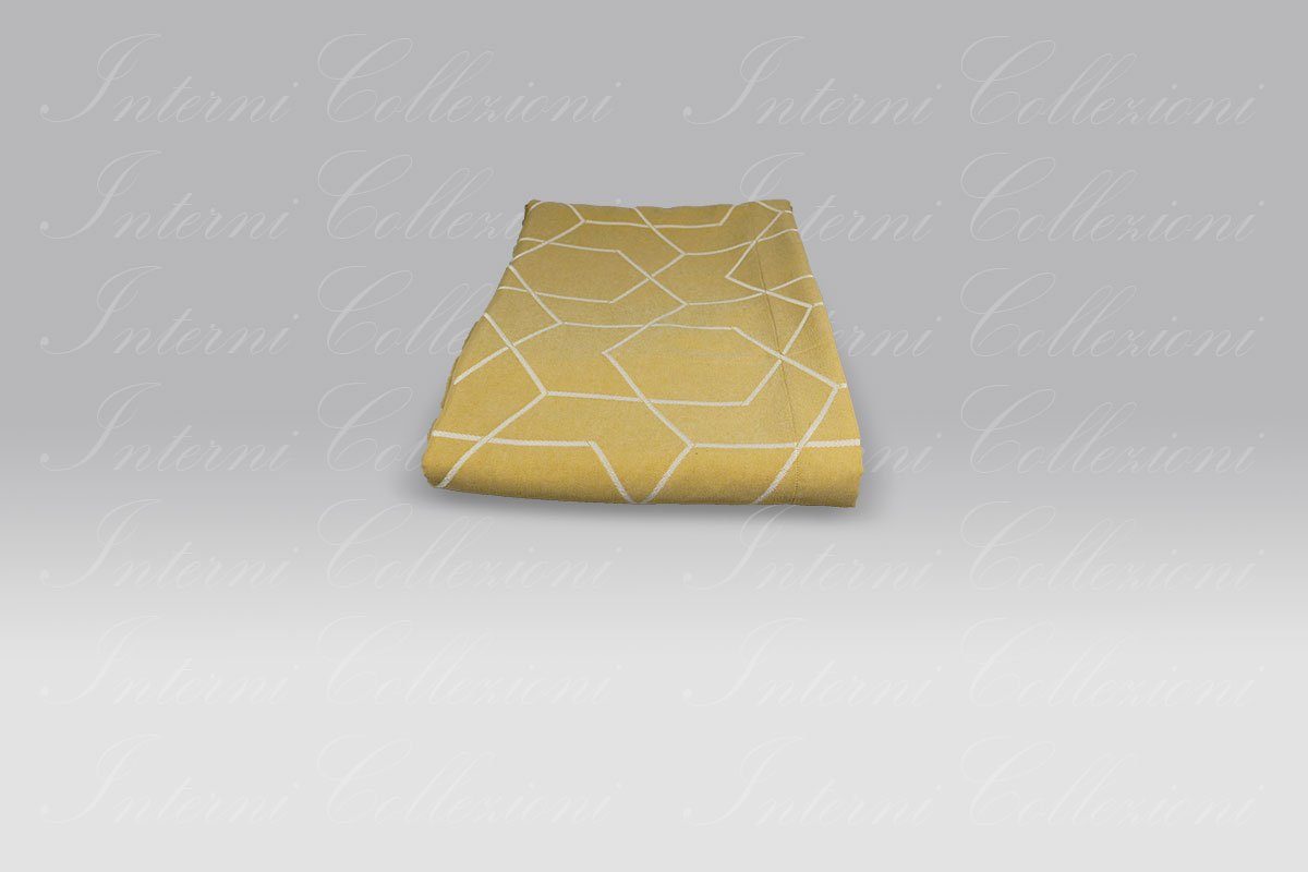 Copriletto Geom giallo-bianco Micol Copriletto Geom giallo-bianco Micol